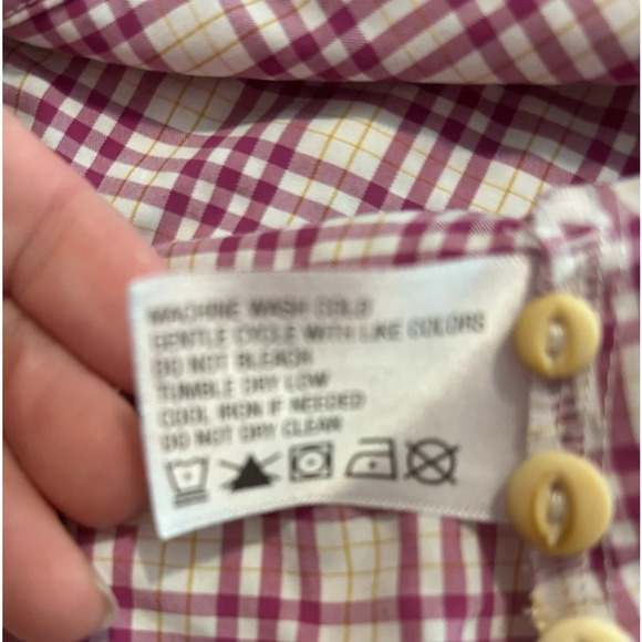 ORVIS Roll tab pink button down shirt, size XLarge women’s - Picture 14 of 16